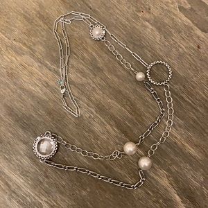 Swarovski long station necklace